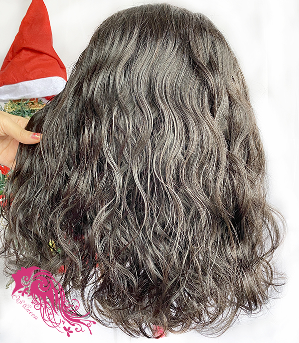 Csqueen Raw Line Wavy BOB Wig 4*4 Transparent Lace Closure BOB Wig 100% Human Hair 180%density